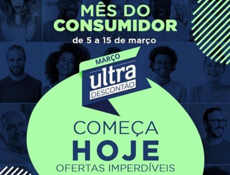 Ultrafarma comemora mês do consumidor com Ultra Descontão!