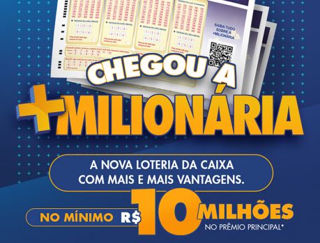 Lançada no Brasil uma nova loteria, a +Milionária 