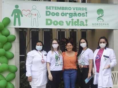 Parada da Saúde encerra atividades do Setembro Verde no Hospital Norospar