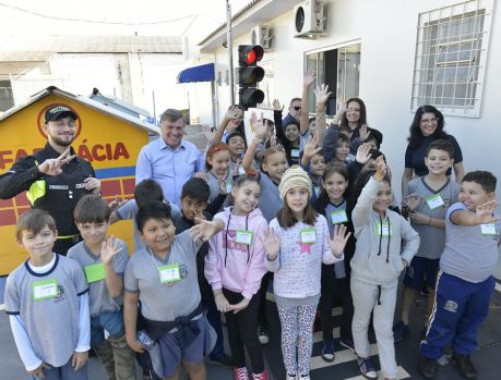 AULA ESPECIAL NA ESCOLINHA DE TRÂNSITO