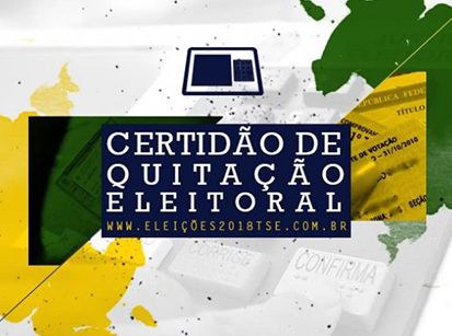 Eleitor pode emitir certidão de quitação eleitoral a partir de hoje