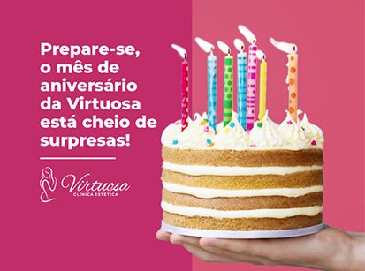 Clínica Virtuosa comemora 11 anos com muitas novidades e promoções!