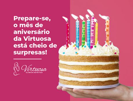 Clínica Virtuosa comemora 11 anos com muitas novidades e promoções!