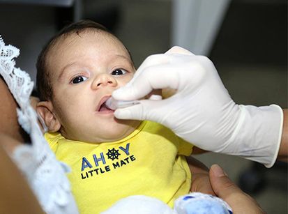 Poliomielite: Não esqueçam de vacinar as crianças hoje!