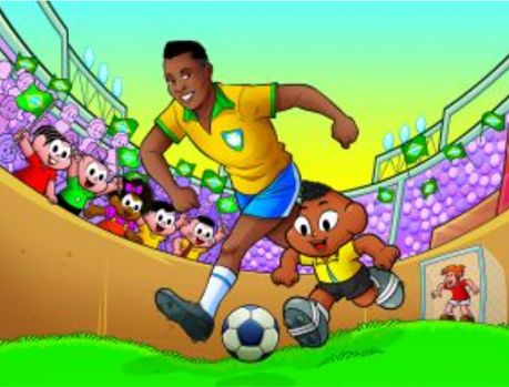 Pelé é homenageado por Mauricio de Sousa nas redes sociais 