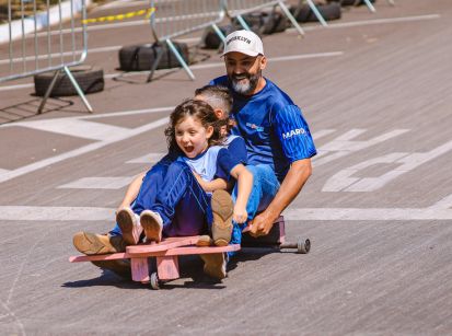 DIA DOS PAIS COM MUITA EMOÇÃO E ADRENALINA