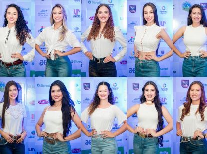 10 CANDIDATAS VÃO DISPUTAR TÍTULO DE RAINHA DA 50ª EXPO