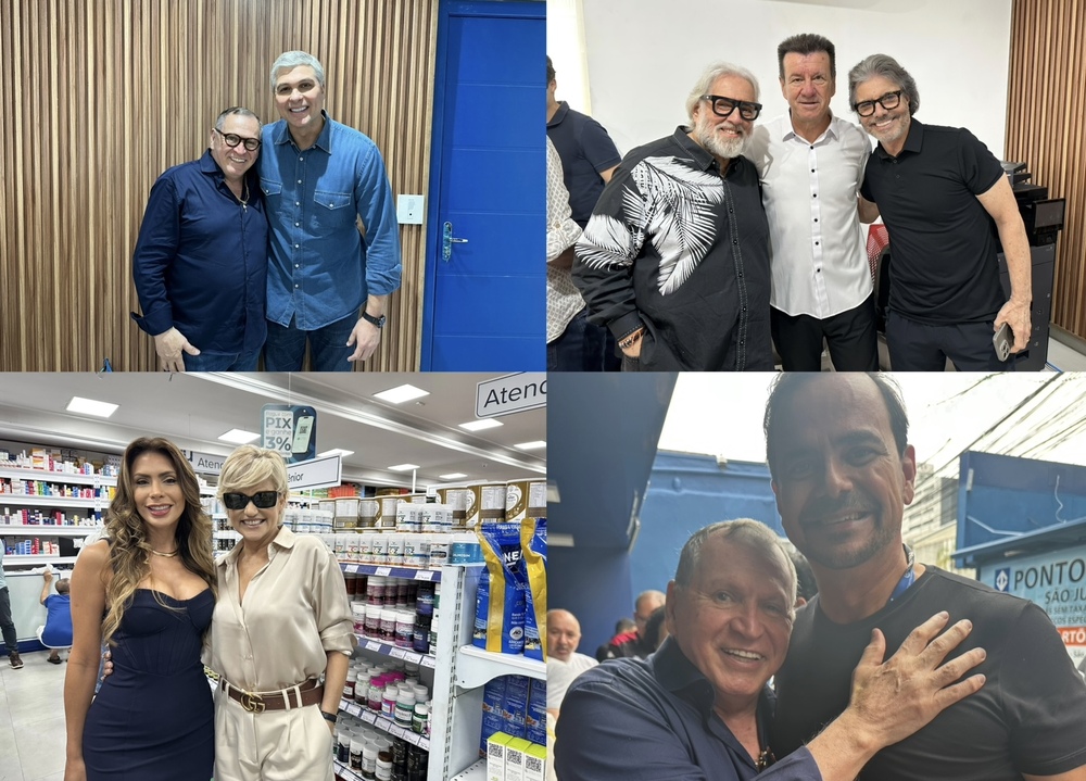 Multidão e famosos na inauguração da megaloja da Ultrafarma!!!