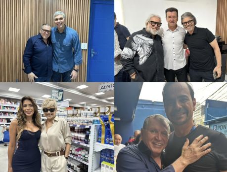 Multidão e famosos na inauguração da megaloja da Ultrafarma!!!