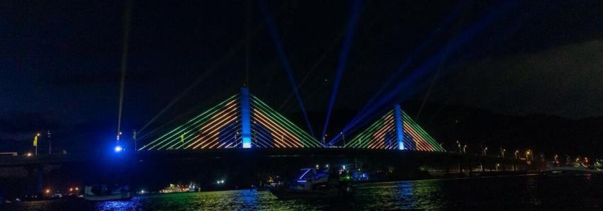 Foi grandiosa a festa da inauguração da ponte gigante!!!