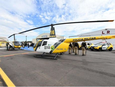 Umuarama inaugurou base aérea da Polícia Militar