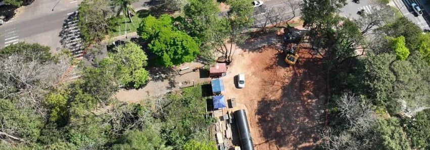 Começou a megaobra de drenagem pluvial no centro de Umuarama!