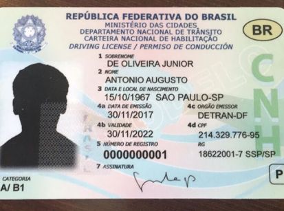 Carteira de motorista vai mudar para cartão com chip