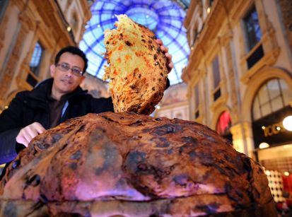 Recorde: Italianos fizeram o maior ‘panettone’ do mundo!