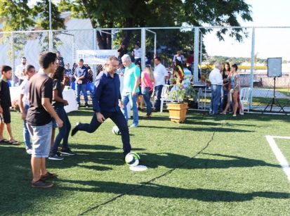 Inaugurada a Arena Multiuso Esportiva do Bento Mossurunga